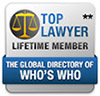 Top Lawyer Lifetime Member The Global Directory of Who's Who